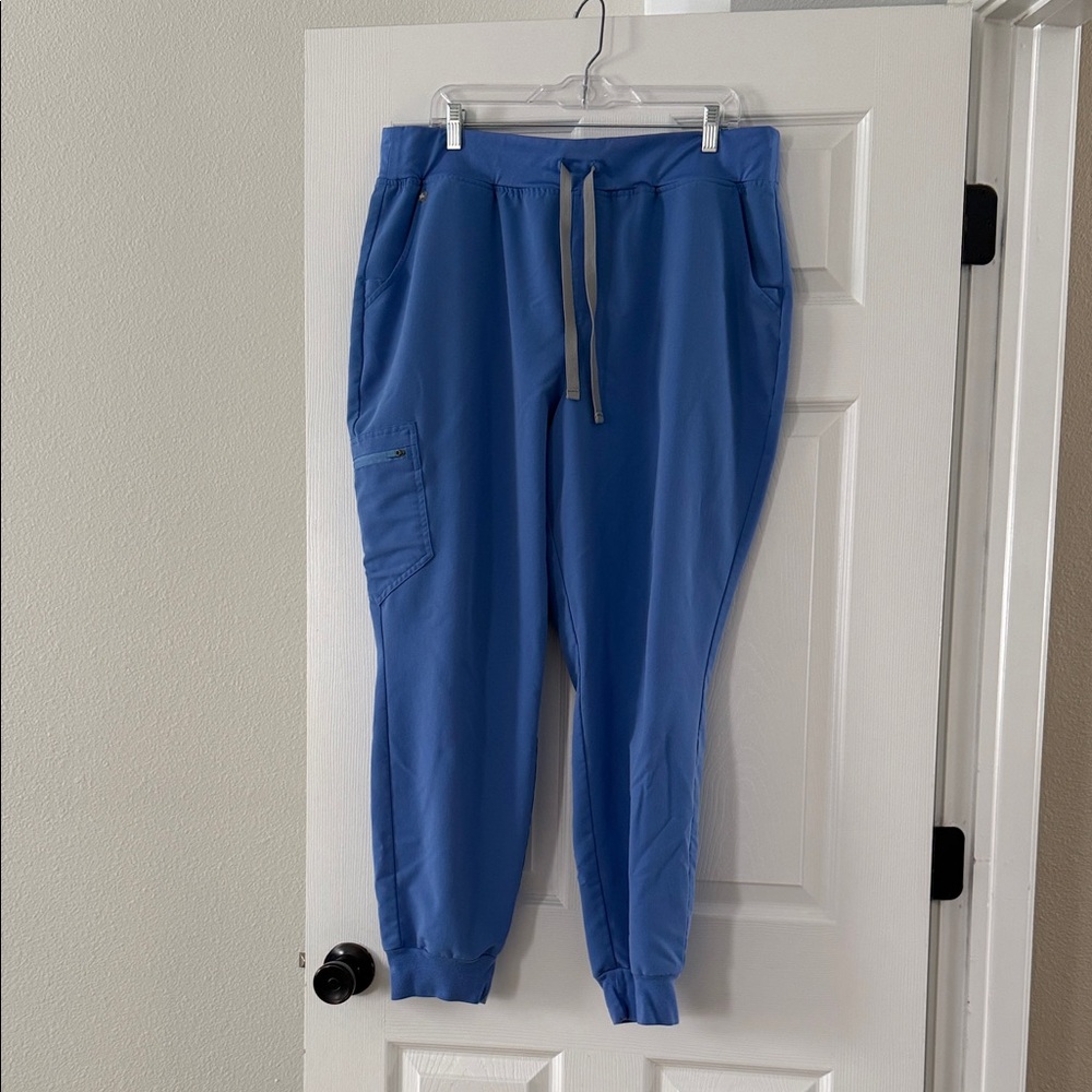 Figs Blue Track Pants